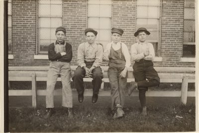 Group of Boys Who Work at the Brown Shoe Factory, Moberly, Missouri by Lewis W. Hine