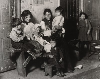 An Italian home near Hull House, Chicago, 1910 by Lewis Wickes Hine