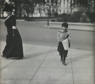 Boy with Newspaper, Washington D.C. by Lewis Wickes Hine