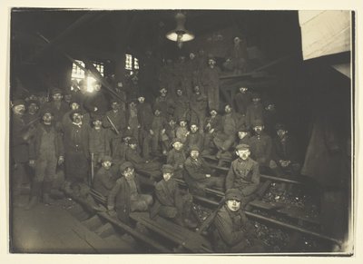 Breaker Boys In Coal Chute, South Pittston, Pennsylvania by Lewis Wickes Hine