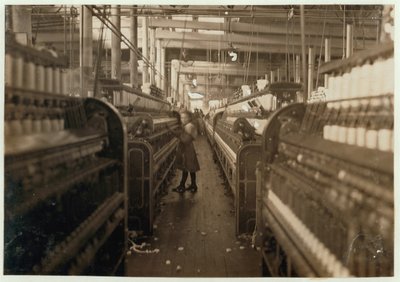 Child Spinner in Mollahan Cotton Mills, Newberry, South Carolina, 1908 by Lewis Wickes Hine