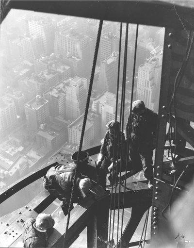 Empire State Building, New York City, c.1930 by Lewis Wickes Hine