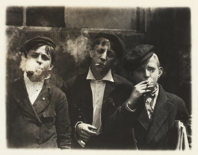 Newsies at Skeeter Branch, St. Louis, Missouri, 11:00 a.m. by Lewis Wickes Hine