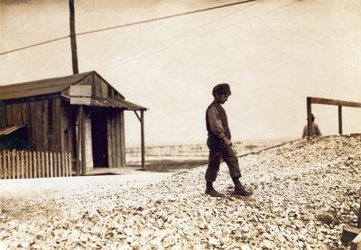 One of the young oyster shuckers, Pass Christian, Mississippi, February 1911 by Lewis Wickes Hine