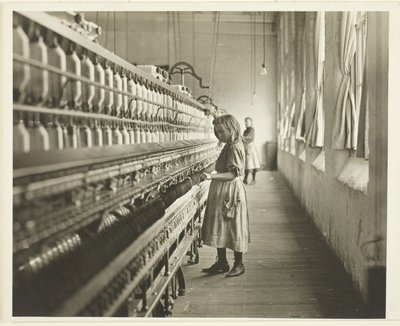 Sadie Pfeifer, a Cotton Mill Spinner, Lancaster, South Carolina by Lewis Wickes Hine