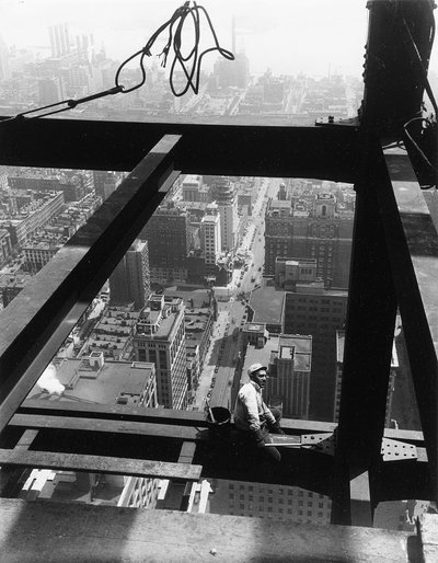 Sitting on Beam, The Empire State Building by Lewis Wickes Hine