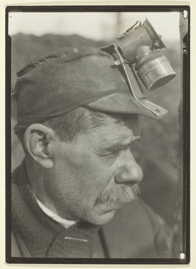 Slavic Foreman in Pennsylvania Coal Mine by Lewis Wickes Hine