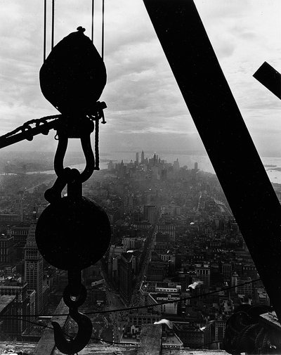 View of Lower Manhattan from the Empire State Building by Lewis Wickes Hine