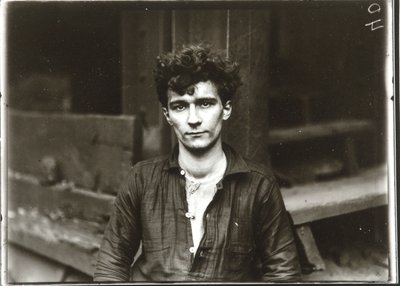 Young German Steelworker, Pittsburgh by Lewis Wickes Hine
