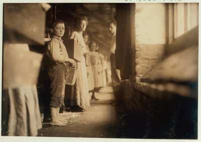 Young Doffer at Richmond Spinning Mills, Chattanooga, Tennessee, 1910 by Lewis Wickes Hine