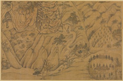 Dwelling in the Longmian Sleeping Dragon Mountains by Li Gonglin