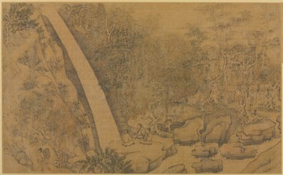 Dwelling in the Longmian Sleeping Dragon Mountains by Li Gonglin