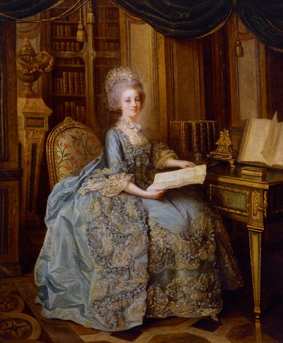 La Petite Reine or Portrait of Madame Sophie by Lié Louis Périn Salbreux