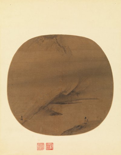 Poet Strolling by a Marshy Bank by Liang Kai