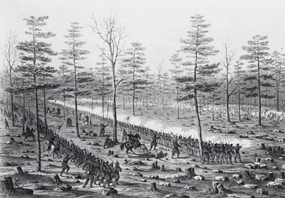 Battle of Stone River or the Battle of Murfreesboro, December 31 by Unbekannt Unbekannt
