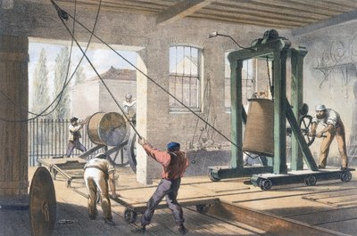 Telegraph Wire at the Greenwich Works by Unbekannt Unbekannt