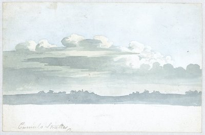 Cloud study by Luke Howard by Unbekannt Unbekannt