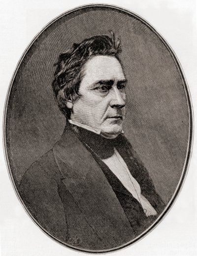 David Rice Atchison, from The Century Magazine, published 1887 by Unbekannt Unbekannt
