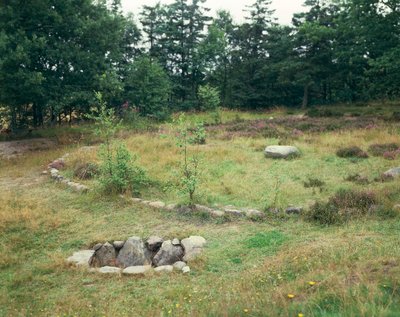 Celtic Burial Ground with Circular Graves, Bjerrgrav, Jutland, Denmark by Unbekannt Unbekannt