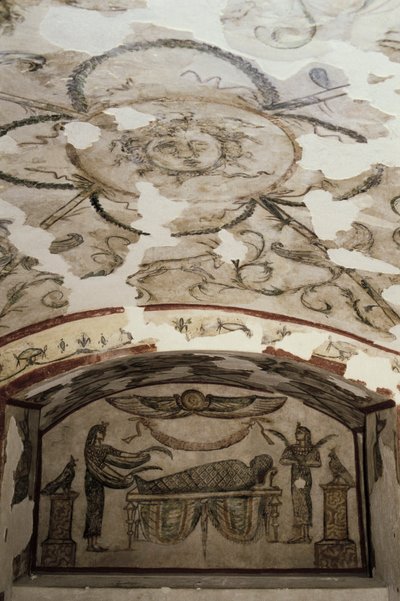 Catacombs of Kom-esh-Shuqafa, Interior of the Hypogeum of Tardan by Unbekannt Unbekannt