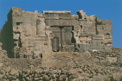 Ancient Aghurmi at Siwa (Siwah) Oasis. Temple of the Oracle or temple of Amon. 26th Dynasty, 664-525 BC by Unbekannt Unbekannt