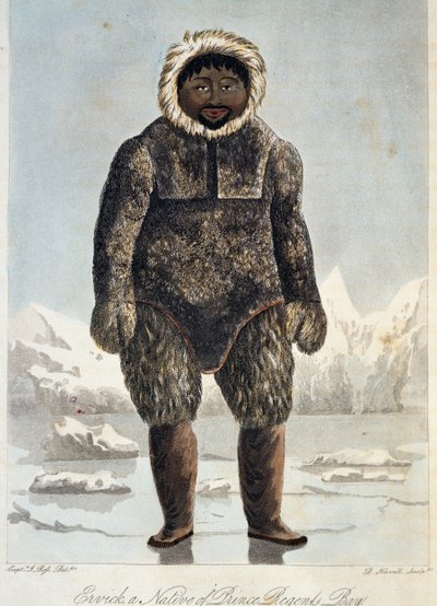 Ervick, Inuit Dressed in Fur, Native of Prince Regents Bay by Unbekannt Unbekannt