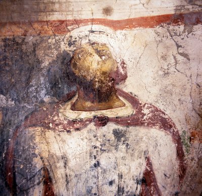 Fresco Buyer, Fresco in the Byzantine Church of Agios Georgios by Unbekannt Unbekannt