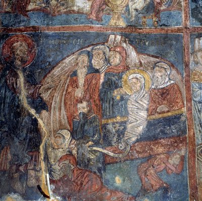 Frescoes in Church in Alikampos, Crete, Greece by Unbekannt Unbekannt