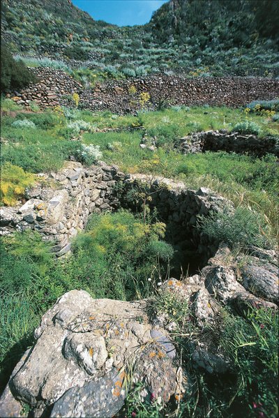 Ruins of prehistoric village, Filicudi Island, Capo Graziano by Unbekannt Unbekannt