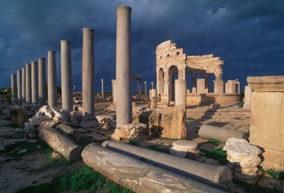 Market of Leptis Magna by Unbekannt Unbekannt