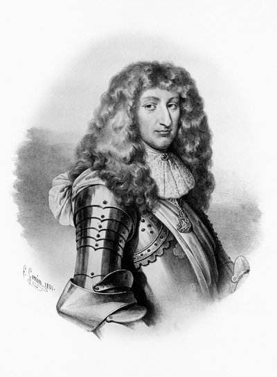 Portrait of Charles Emmanuel II, Duke of Savoy, Engraving by Unbekannt Unbekannt