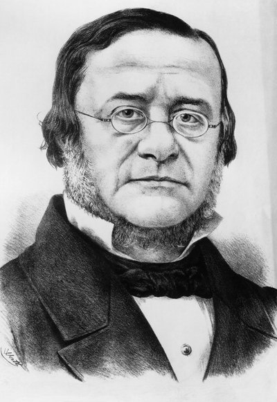 Portrait of Daniele Manin, Italian patriot and politician who was President of Republic of San Marco, engraving after drawing by Watt by Unbekannt Unbekannt