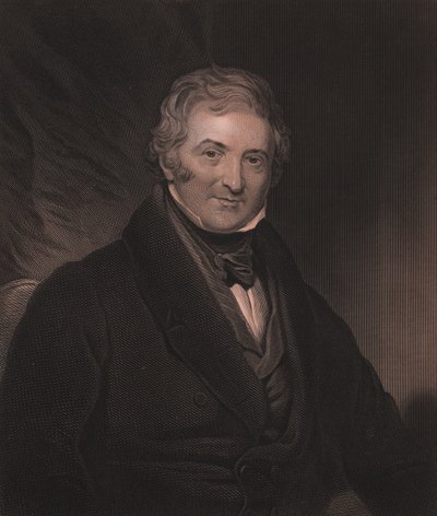 Portrait of English playwright Thomas Morton by Unbekannt Unbekannt