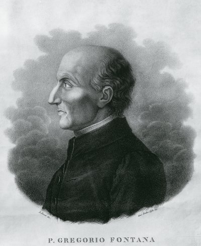 Portrait of Gregorio Fontana, Italian mathematician by Unbekannt Unbekannt