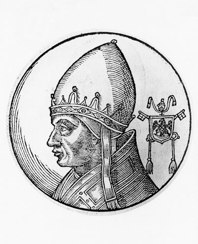Portrait of Gregory IX (Ugolino dei Conti di Segni, circa 1170-1241) by Unbekannt Unbekannt
