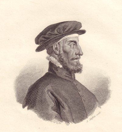 Portrait of Italian publisher and printer Paolo Manuzio by Unbekannt Unbekannt
