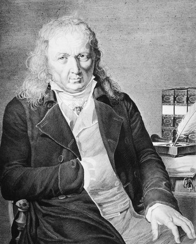 Portrait of Jacques Bernardin Henri de Saint-Pierre, French Writer and Botanist, Engraving by Unbekannt Unbekannt