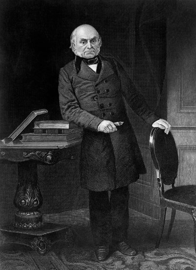 Portrait of John Quincy Adams (1767-1848), American politician and diplomat who was 6th President of United States from 1825 to 1829 by Unbekannt Unbekannt