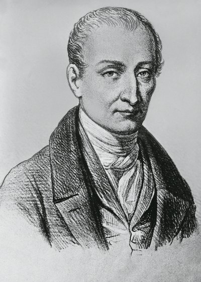 Portrait of Joseph Nicephore Niepce (1765-1833), French inventor of heliography by Unbekannt Unbekannt