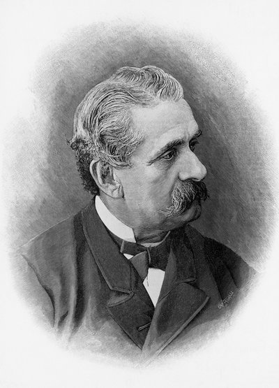 Portrait of Paolo Ferrari (1822-1889), Italian playwright and writer by Unbekannt Unbekannt