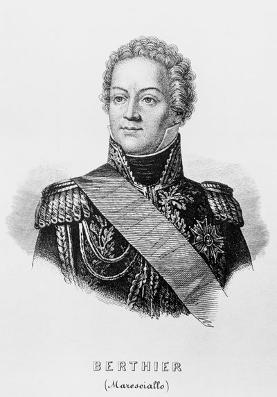 Portrait of Prince Louis-Alexandre Berthier (1753-1815), French general, Marshal of France and Minister of War of First French Empire by Unbekannt Unbekannt