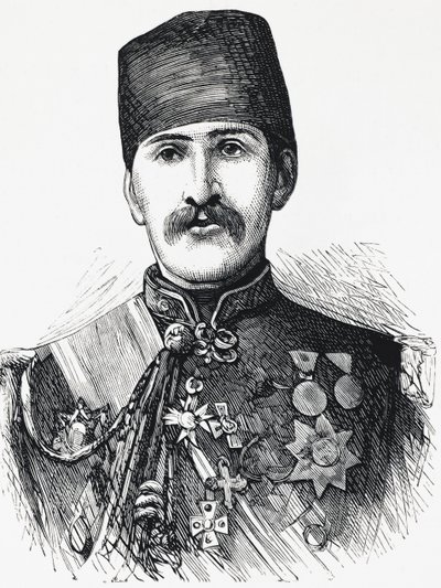 Portrait of Reuff Pasha, Minister of War of Ottoman Empire by Unbekannt Unbekannt