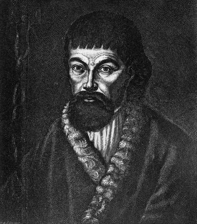 Portrait of Yemelyan Ivanovich Pugachov (ca 1742-1775), leader of major Cossack and peasant rebellion in Russia in 1773-1774 by Unbekannt Unbekannt