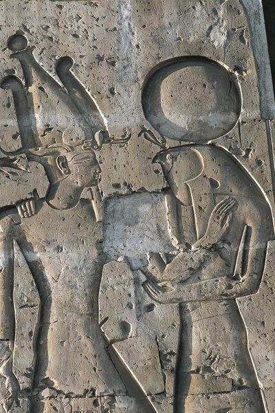 Relief in mortuary temple of Seti I by Unbekannt Unbekannt