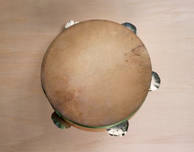 Tammorra, Percussion Instrument Built in the Workshop of Pasquale Scala, Praiano, Campania, 20th Century by Unbekannt Unbekannt