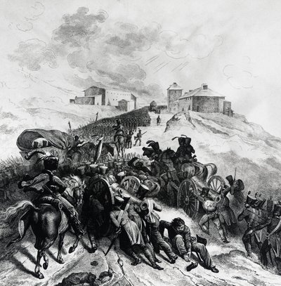 The French army crossing the Sierra de Guadarrama, December 22-24 by Unbekannt Unbekannt