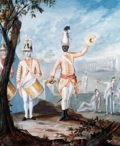 Uniforms of the French Infantry During the American Revolutionary War, Gouache by Nicolas Hoffmann by Unbekannt Unbekannt