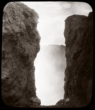 View into a volcanic crater, Japan by Unbekannt Unbekannt