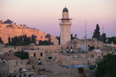 View of a Minaret in the Muslim Quarter, Jerusalem by Unbekannt Unbekannt