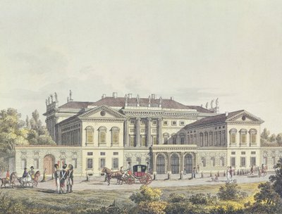 View of the Villa Reale in the Public Gardens, Milan, Italy by Unbekannt Unbekannt